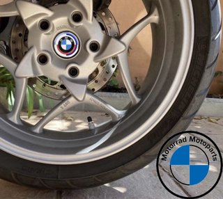 2 Tapas Aniversario Moto BMW Llanta y Cardán