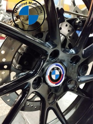 2 Tapas Aniversario Moto BMW Llanta y Cardán
