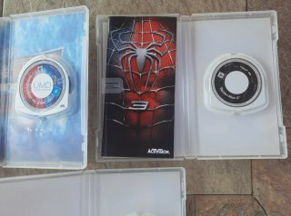 Pack psp, resident evil, spiderman, smack down.