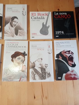 Lotes de CDs de Ópera, Jazz y Rock