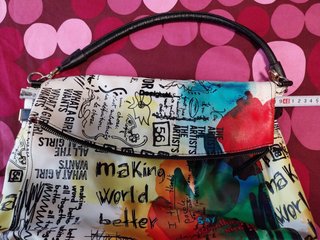 Borsa Desigual fantasia similpelle