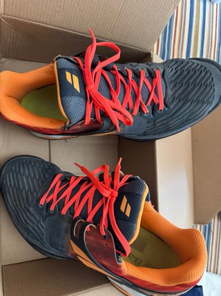 Zapatillas Babolat Tenis/Padel Gris Naranja