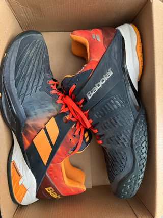 Zapatillas Babolat Tenis/Padel Gris Naranja