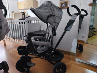 Triciclo Plegable Kinderkraft Gris