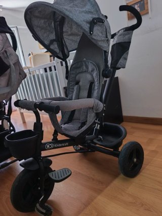 Triciclo Plegable Kinderkraft Gris