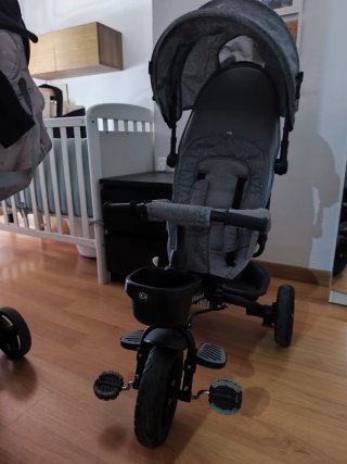 Triciclo Plegable Kinderkraft Gris