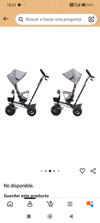 Triciclo Plegable Kinderkraft Gris