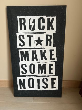 Lienzo Rock Star Make Some Noise