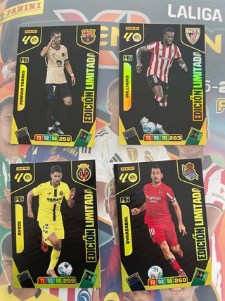 Lote ediciones limitadas Adrenalyn La Liga 25/26