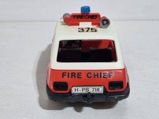 Playmobil 3216 Antiguo Vehiculo Coche Rojo Jefe