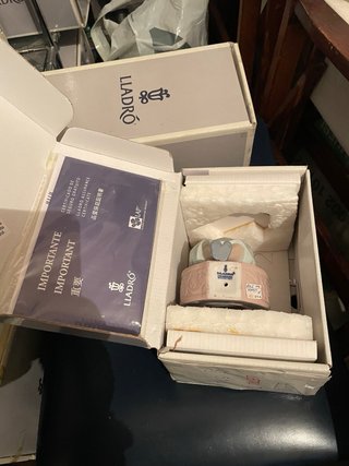 Lladro Porcelana Letras O y U
