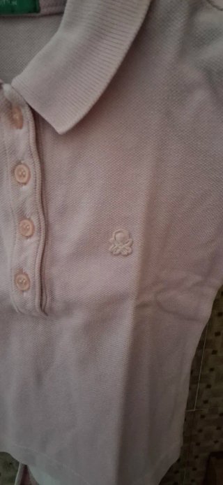 Polo rosa bimba,  Benetton
