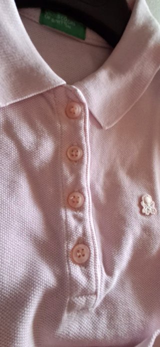 Polo rosa bimba,  Benetton