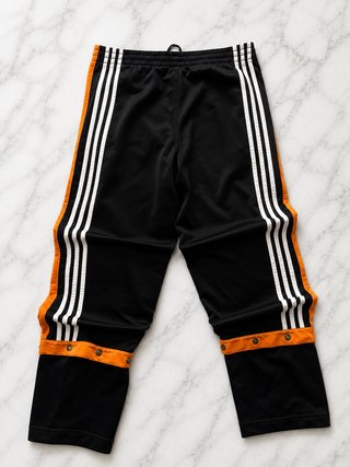 Pantalones Adidas Vintage Negro Naranja