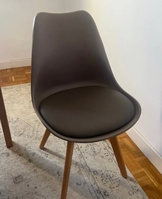 SKLUM lote 4 Sillas Diseño Gris
