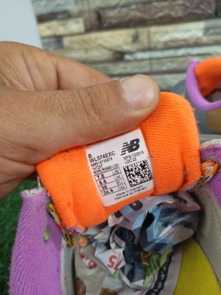 New Balance Donna Grigio Arancione