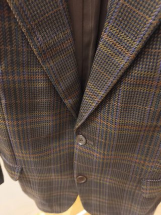 Americana a quadri uomo
