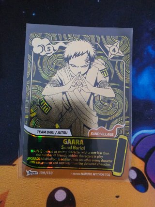 Carta Gaara 139/130 Naruto Mythos Secreta