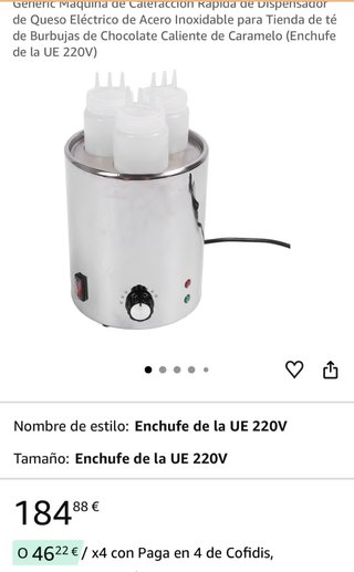 Máquina Calentar Chocolate
