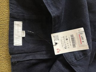 Top Vaquero Zara Azul