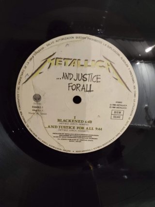 Metallica And Justice For All LP Vinilo