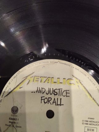 Metallica And Justice For All LP Vinilo