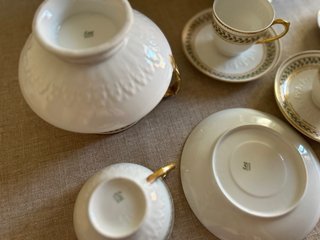 Juego de té Haviland Limoges Porcelana
