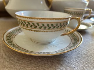 Juego de té Haviland Limoges Porcelana