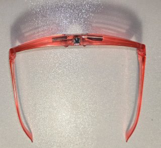Gafas de fiesta naranjas/rojas