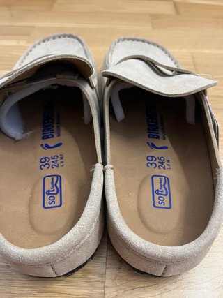 Birkenstock Naples Mocasines Beige