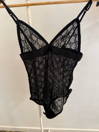 Body Gucci Encaje Negro Talla L