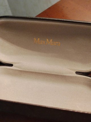 Custodia occhiali Max Mara marrone