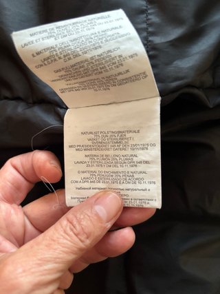 Abrigo Ralph Lauren Negro con Capucha