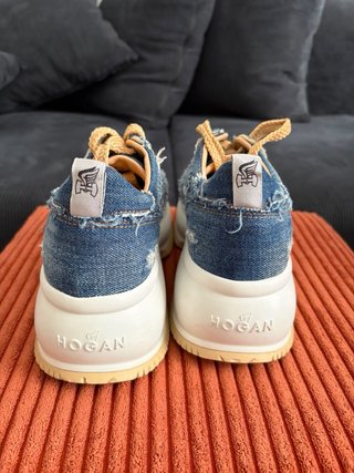 Sneakers Hogan Denim con piattaforma 36,5
