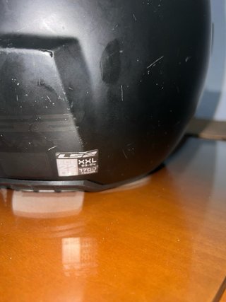Casco Moto LS2 Advant XXL Negro Mate