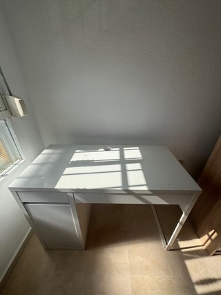 Escritorio blanco moderno 105x50x75 cm