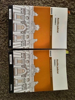 Temario, oposiciones, auxilio judicial. 1 y 2.