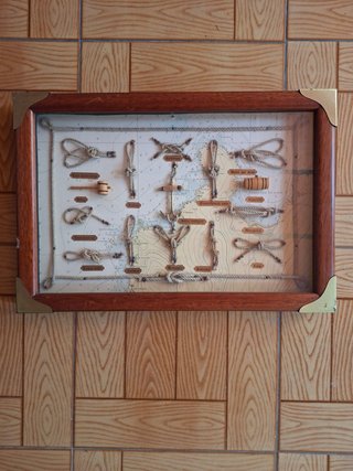 Cuadro decorativo nudos marineros