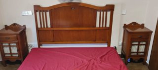 Dormitorio matrimonio madera maciza