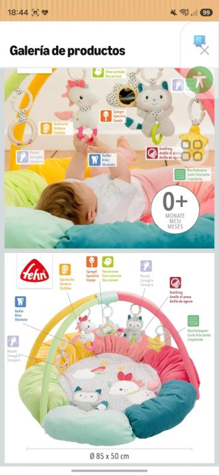 Arco actividades bebé casi nuevo