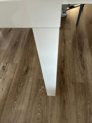 Mesa Comedor Cristal y Metal