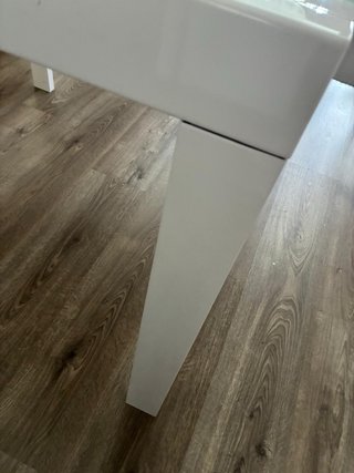 Mesa Comedor Cristal y Metal