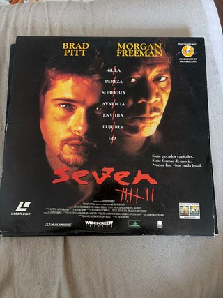Seven Laser Disc - Brad Pitt Morgan Freeman