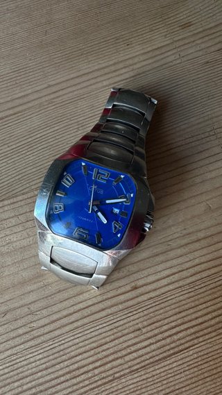 Reloj Lotus Azul y Plateado