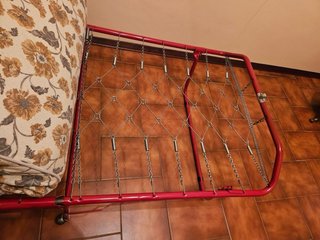 Letto pieghevole con materasso