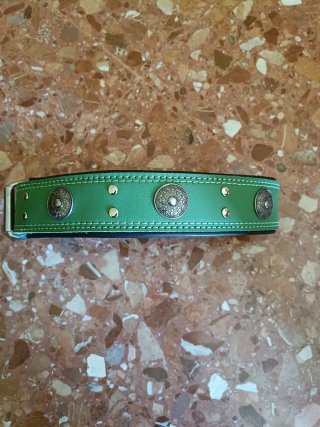 Collar de cuero para perro 5cm