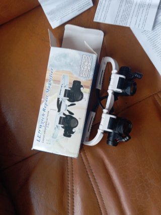 Gafas lupa LED ajustables
