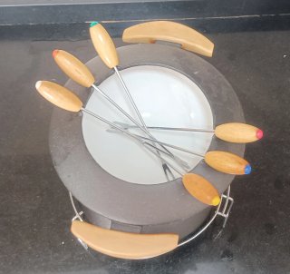 Set de Fondue de Queso o Chocolate con Pinchos