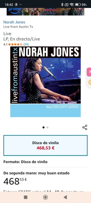 Norah Jones Live from Austintx 2 LP
