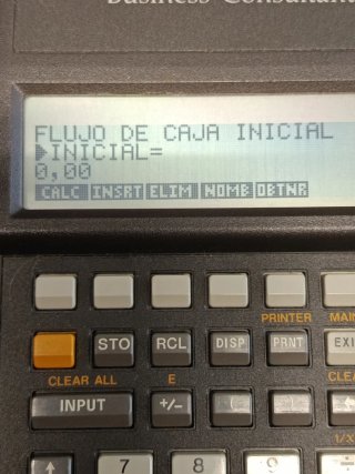 Calculadora Hewlett-Packard 18C Business Consultan